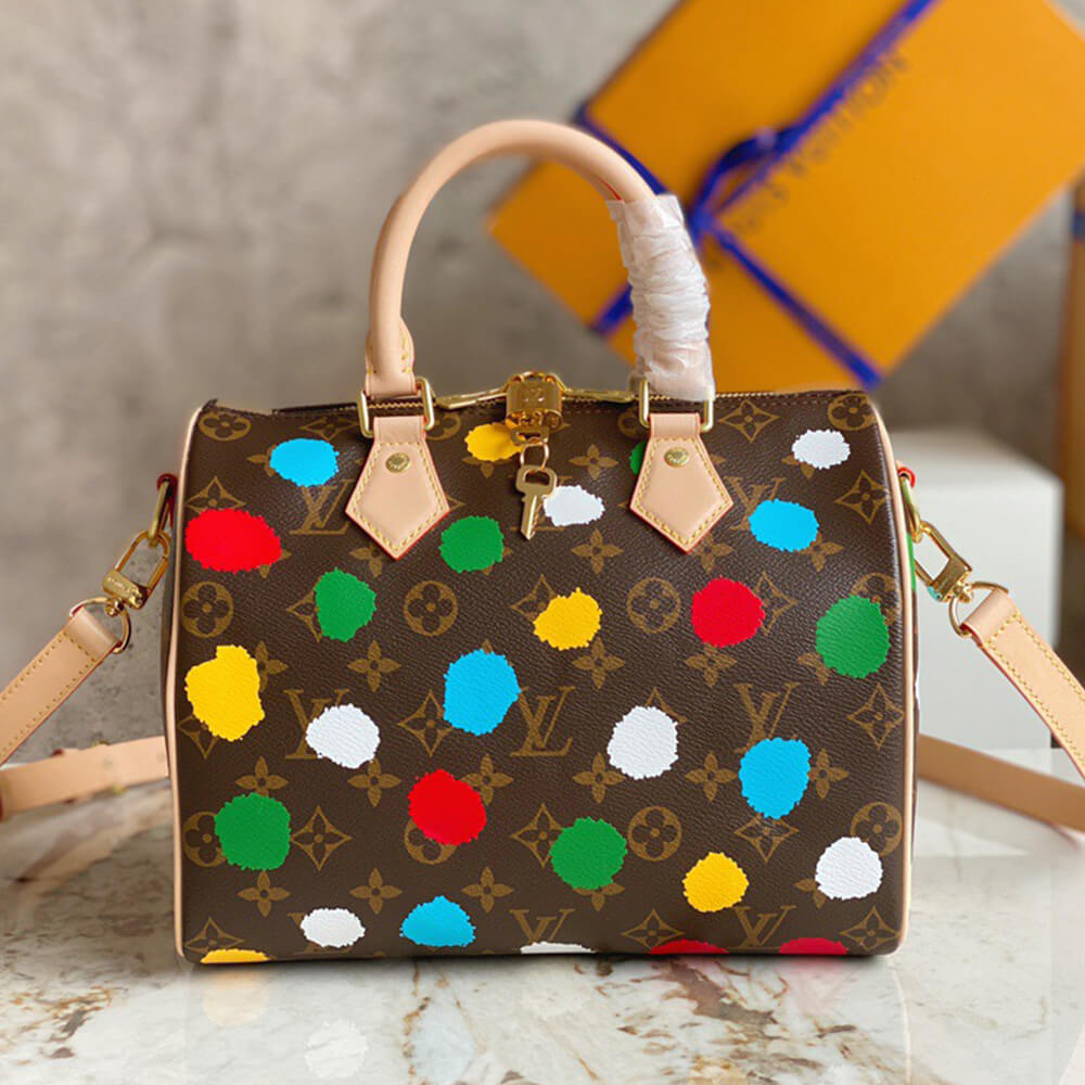 LV x YK Speedy Bandouliere 25
