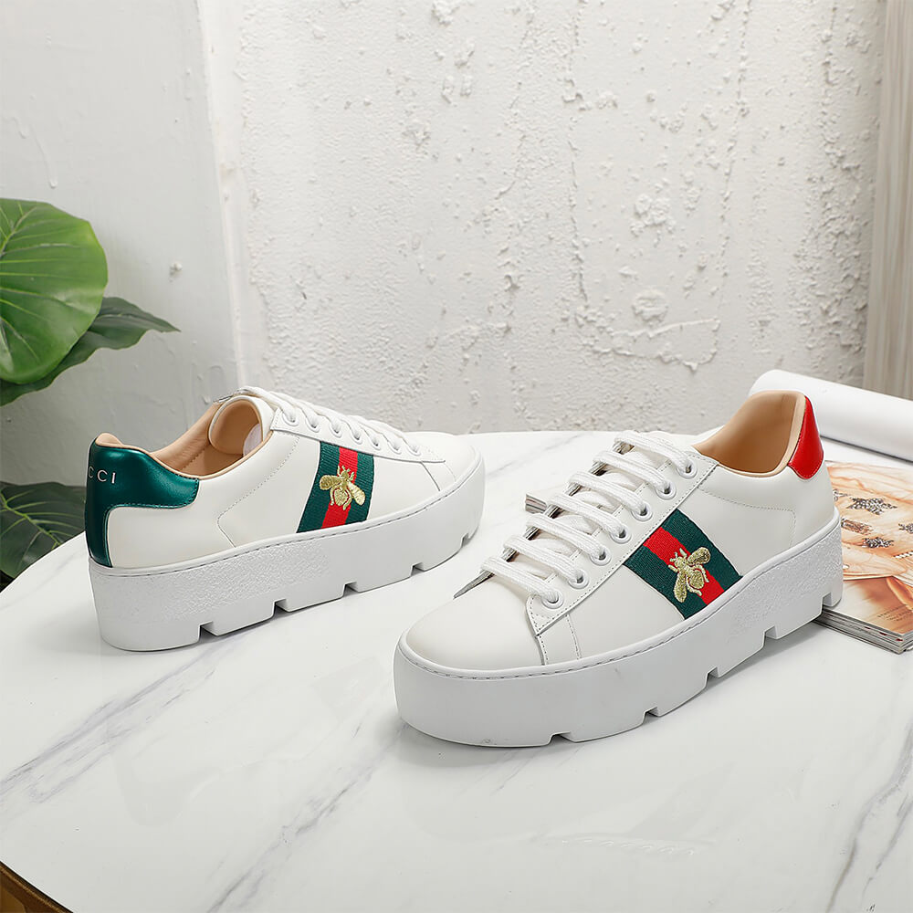 Women’s Ace embroidered platform sneaker