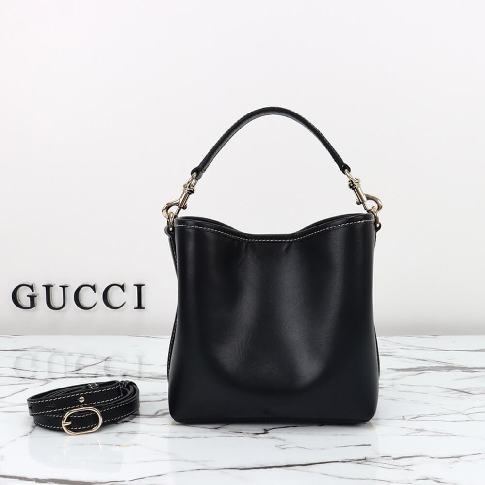 GG Emblem mini bucket bag