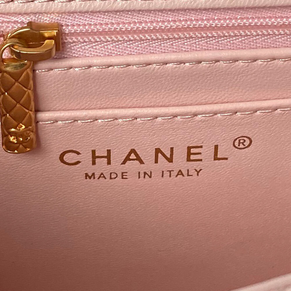 Small FLAP BAG WITH TOP HANDLE
