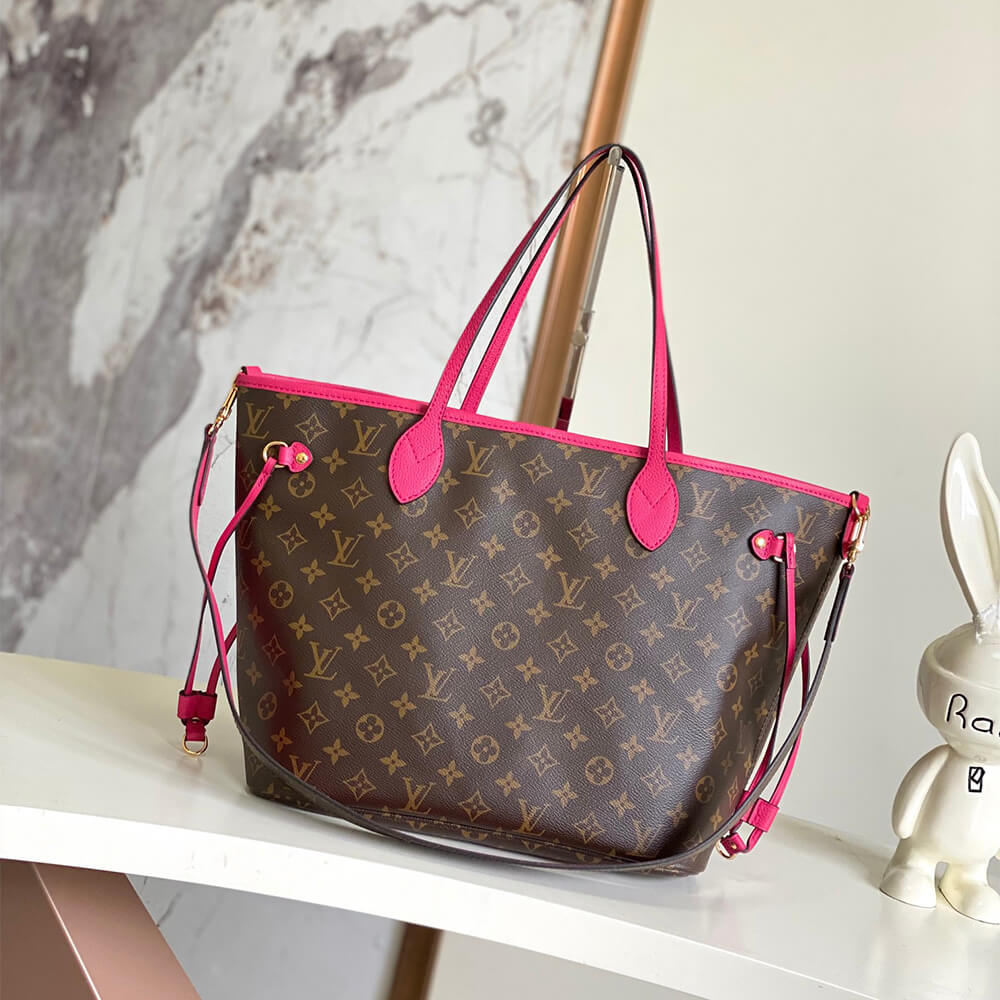 LV Neverfull Bandouliere Inside Out MM(HIGH-END GRADE)