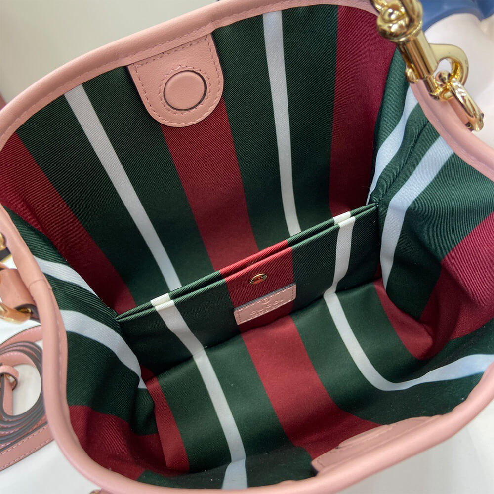 GG Emblem mini bucket bag