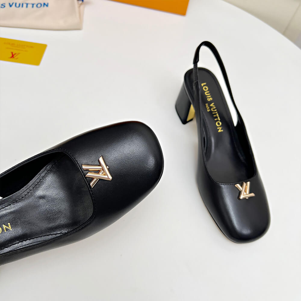 LV SWING slingback high heels