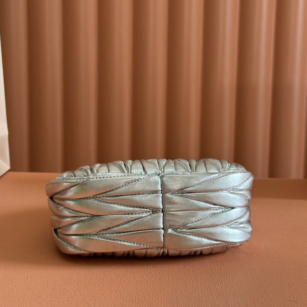 Mini Wander matelasse nappa leather hobo bag(high-end grade)