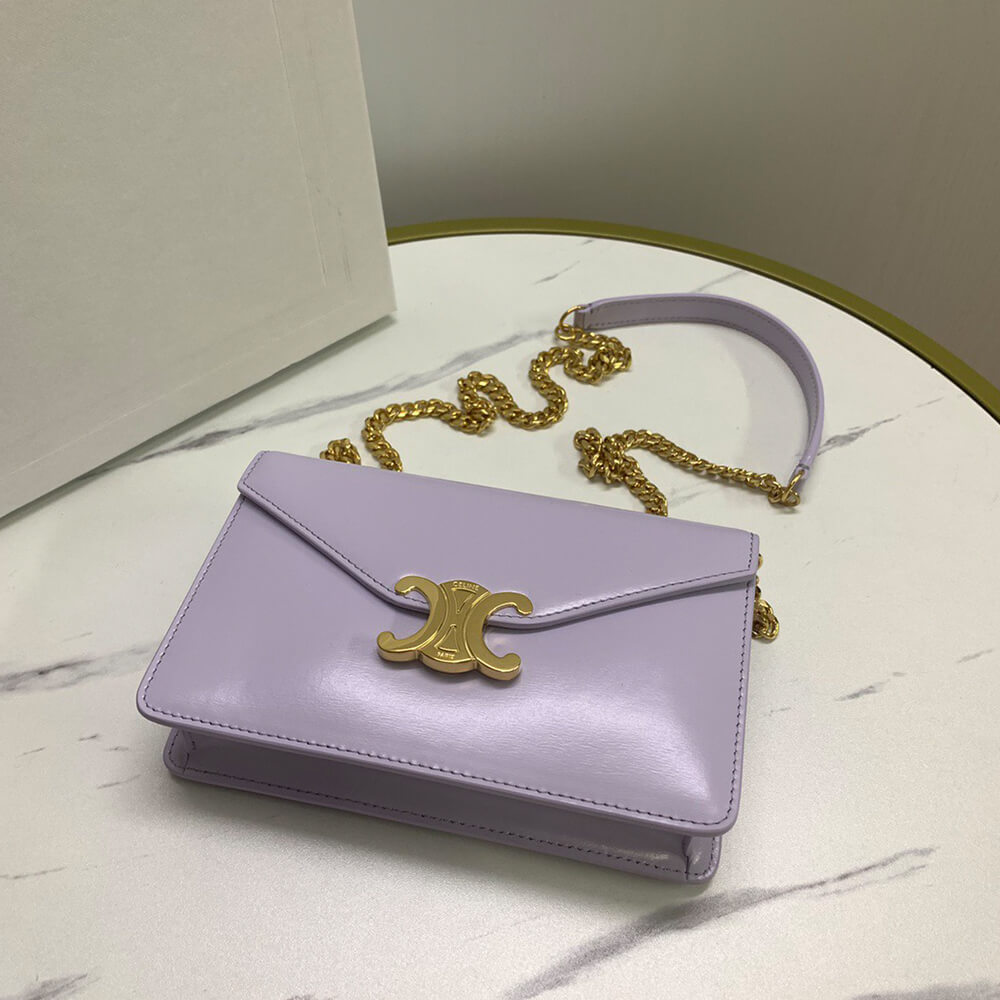 WALLET ON CHAIN MARGO in Shiny calfskin(HIGH-END GRADE)