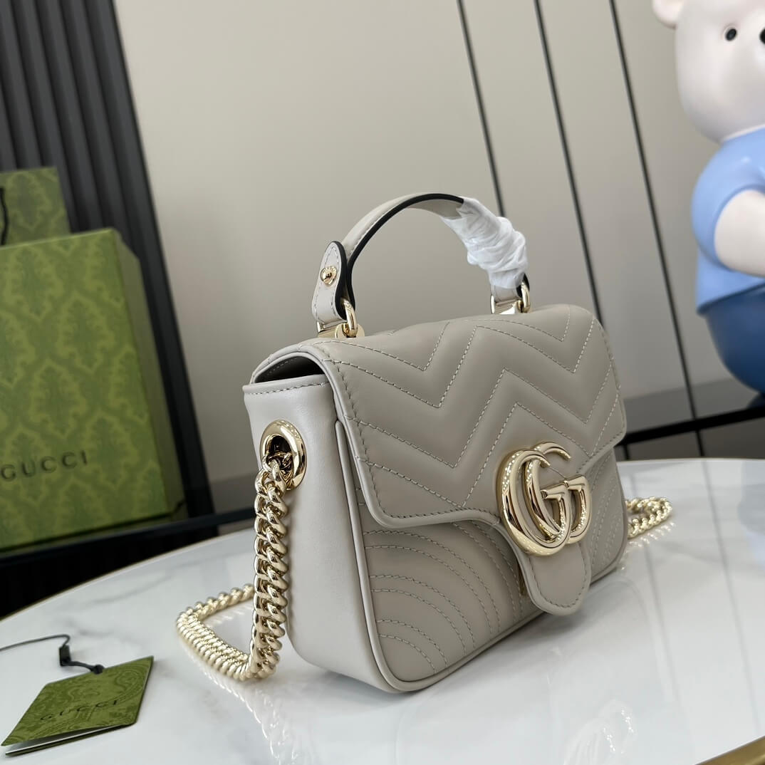 GG Marmont mini top handle bag