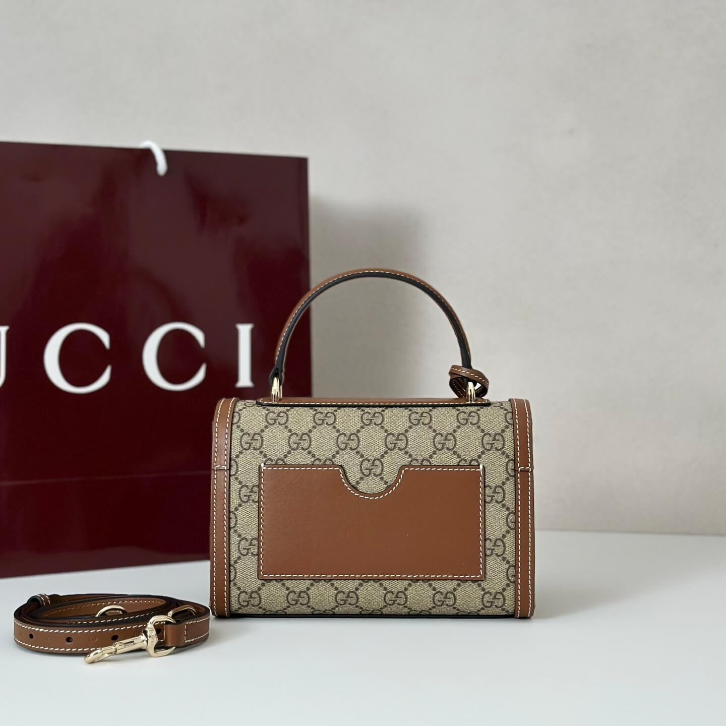 GG Padlock small top handle bag