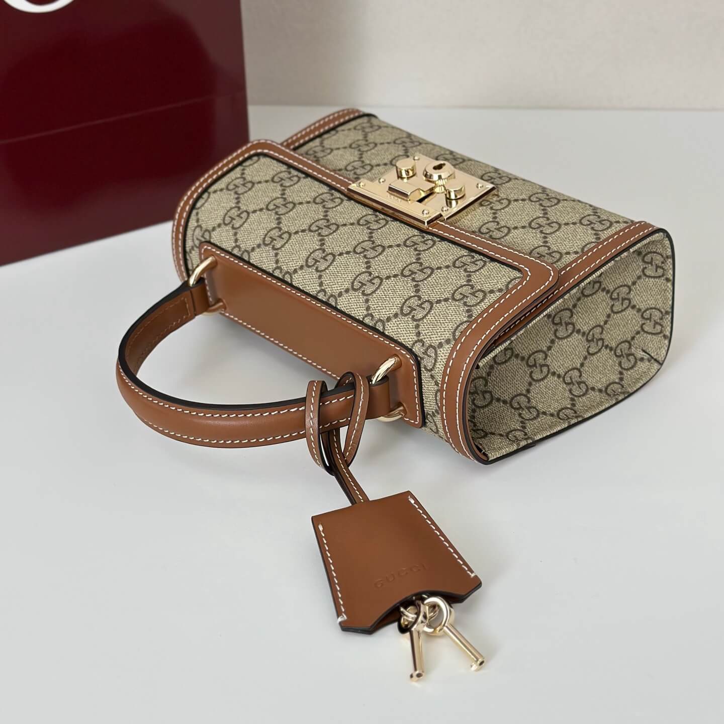 GG Padlock small top handle bag